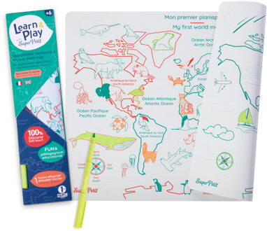 Placemat Wereldkaart | SuperPetit