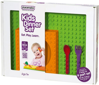 Placematix Placematrix Ontbijtset - Voor Kinderen - Giftbox - Kleur Assorti