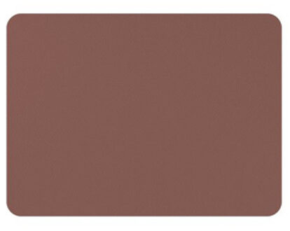 Placemats lederlook bruin 33 x 45 cm, per 6