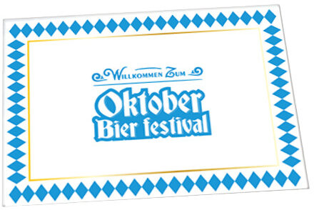 Placemats Oktober Bier Festival (6st) Multikleur - Print