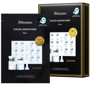 Placen Lanolin Mask Set Pure 35ml x 10 sheets