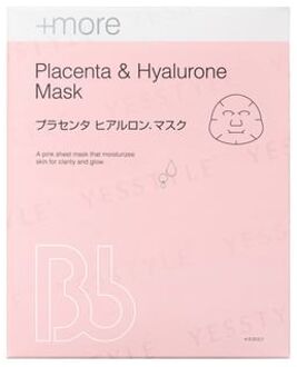 Placenta Hyaluron Face Mask 4 pcs