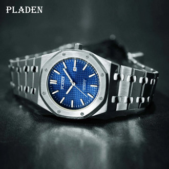 PLADEN Men Watches Top Brand Luxury 2020 Sport Men's Watch Waterproof New Style Stylish Stainless Steel Wristwatch Dropshipping