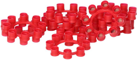 Plaffertjes ringen voor een 8 schots pistool - 12x stuks - speelgoed wapens - pistolen - revolvers