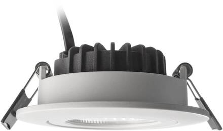 Plafond inbouwlamp Dione, IP44, 2.700 K, wit, dimbaar