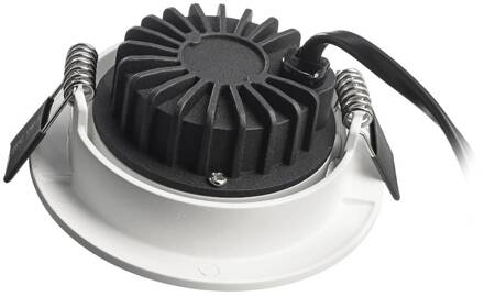 Plafond inbouwlamp Dione, IP44, 3.000 K, wit, dimbaar