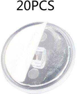 Plafond Transparante Sterke Haak Zelfklevende Kerst Naadloze Opknoping Vlag Haken Ronde Kleine Schijf Muur Opslag Organisatie 20stk