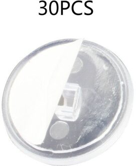 Plafond Transparante Sterke Haak Zelfklevende Kerst Naadloze Opknoping Vlag Haken Ronde Kleine Schijf Muur Opslag Organisatie 30stk