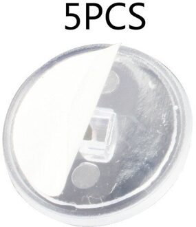 Plafond Transparante Sterke Haak Zelfklevende Kerst Naadloze Opknoping Vlag Haken Ronde Kleine Schijf Muur Opslag Organisatie 5stk