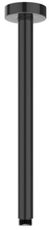Plafondbuis - 30cm - 1/2" - Zwart chroom PVD 6901657 Zwart chroom glans PVD (gunmetal)