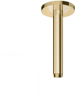 Plafondbuis Hotbath Cobber Rond 15 cm Geborsteld Messing PVD