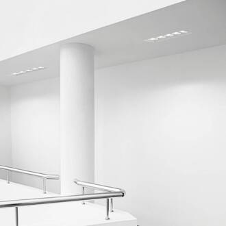 Plafondinbouwspot Olympia T233 5-lamps wit