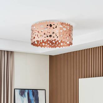plafondlamp Aeloria, koper, ijzer, Ø 50 cm, E27