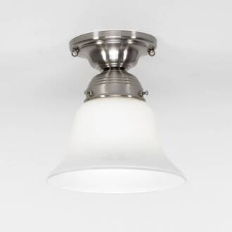 Plafondlamp Alena mat nikkel mat nikkel, glanzend wit