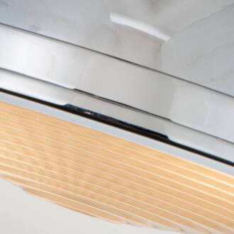 Plafondlamp Amelia antiek look chroom gepolijst chroom, helder