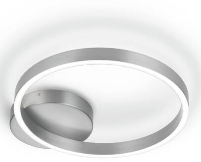 Plafondlamp Anel-40, mat nikkel, direct/indirect