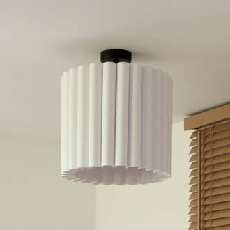 Plafondlamp Aria, wit, microvezel, E27