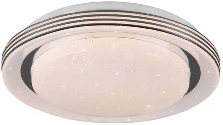 Plafondlamp Atria, Ø 27 cm, wit, kunststof, CCT