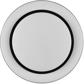 Plafondlamp Atria, Ø 38 cm, zwart, kunststof, CCT