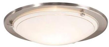 Plafondlamp Basic - zilverkleur - Ø27 cm - Leen Bakker Zilverkleurig