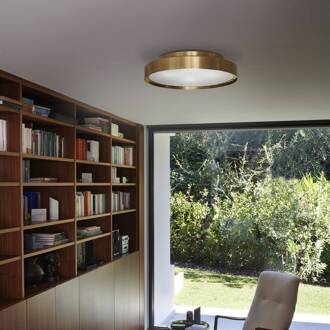 plafondlamp Berlin, Ø 50 cm, messingkleurig geanodiseerd messing geanodiseerd