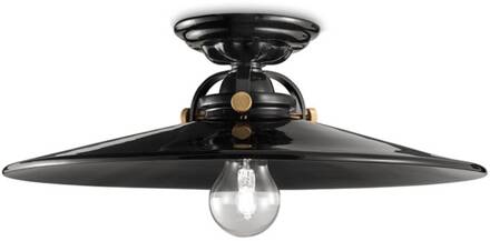 Plafondlamp C105 zwart