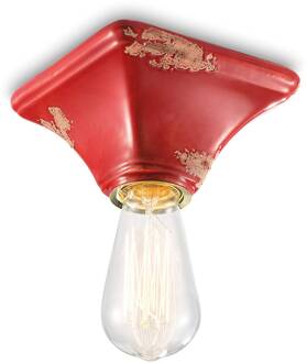 Plafondlamp C135 rood