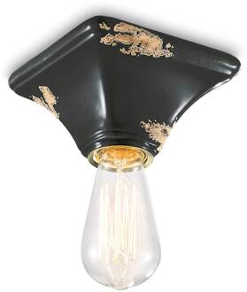 Plafondlamp C135 zwart
