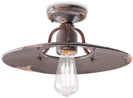 Plafondlamp C1445 in duif 40 cm duif, roestbruin