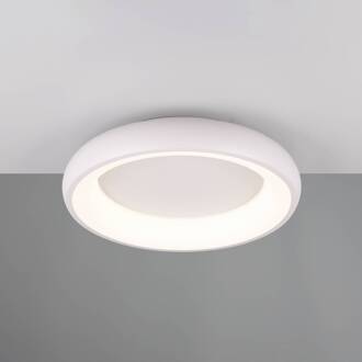 Plafondlamp Cardona, Ø 46,5 cm, mat wit, metaal, CCT wit mat