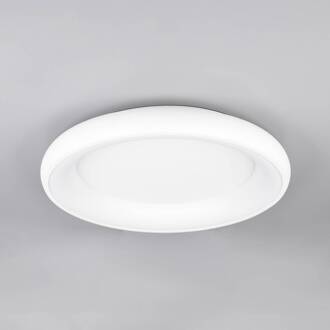 Plafondlamp Cardona, Ø 62 cm, mat wit, metaal, CCT wit mat