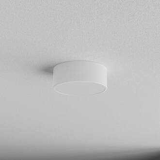 Plafondlamp Cleo 200, wit, sensor, IP54, Ø 20 cm, metaal