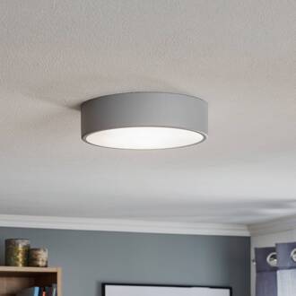 Plafondlamp Cleo 300, grijs, sensor, IP20, Ø 30 cm, metaal