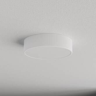 Plafondlamp Cleo 300, wit, sensor, IP54, Ø 30 cm, metaal