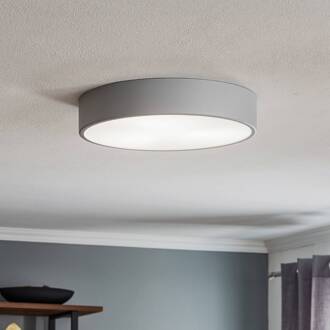 Plafondlamp Cleo 400, grijs, sensor, IP20, Ø 40 cm, metaal