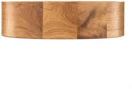 Plafondlamp Cleo DR275, IP54, Ø 27,5 cm, eikenhout, E27