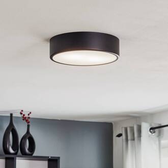 Plafondlamp Cleo, Ø 30 cm, IP20, zwart, metaal, E27