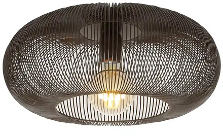 Plafondlamp Copper Twist Ø 43 cm zwart