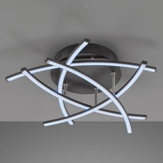 Plafondlamp Cross Zwart ⌀50cm Led 5x4,5w