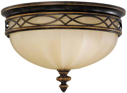 Plafondlamp Drawing Room 35,6 cm walnoot, crème