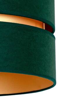 Plafondlamp Duo, groen/goud Ø 60 cm, 1-lamp groen, goud