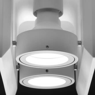 Plafondlamp Elide 2-lamps wit