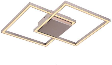 Plafondlamp Falcon Led RVS incl. Dimmer Zwart