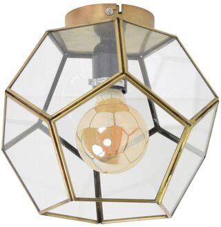 Plafondlamp Geo Ø20 x 20 brass antique Messing