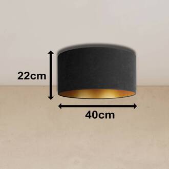 Plafondlamp Golden Roller Ø 40cm zwart/goud zwart, goud