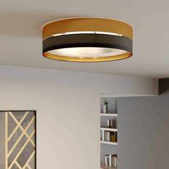 Plafondlamp Hilton, zwart/goud, Ø 60 cm zwart, goud