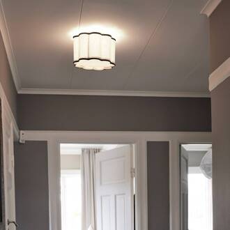 plafondlamp Judy, katoenweefsel, natuurbeige Ø 35 cm beige natuur