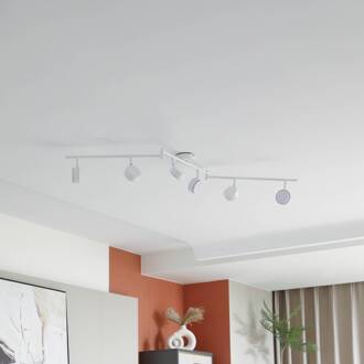 plafondlamp Jyla, 6-lamps, mat wit wit mat