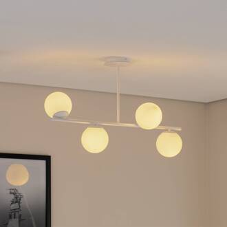 Plafondlamp Kabo, 1-armig, wit, 4-lamps