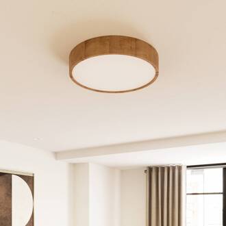 plafondlamp Kerio, Ø 47 cm, eikenhout naturel eikenhout naturel, gesatineerd